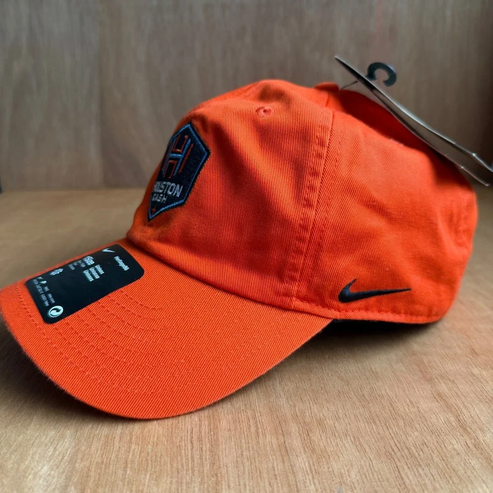 Nike Houston Dash Campus Cap Hat Orange NEW embroidered patch streetwear golf